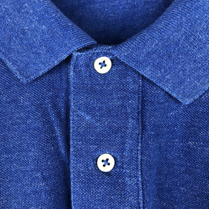 Ralph Lauren POLO RALPH LAUREN long-sleeved polo shirt, men's size S cotton black type Vintage Second Hand