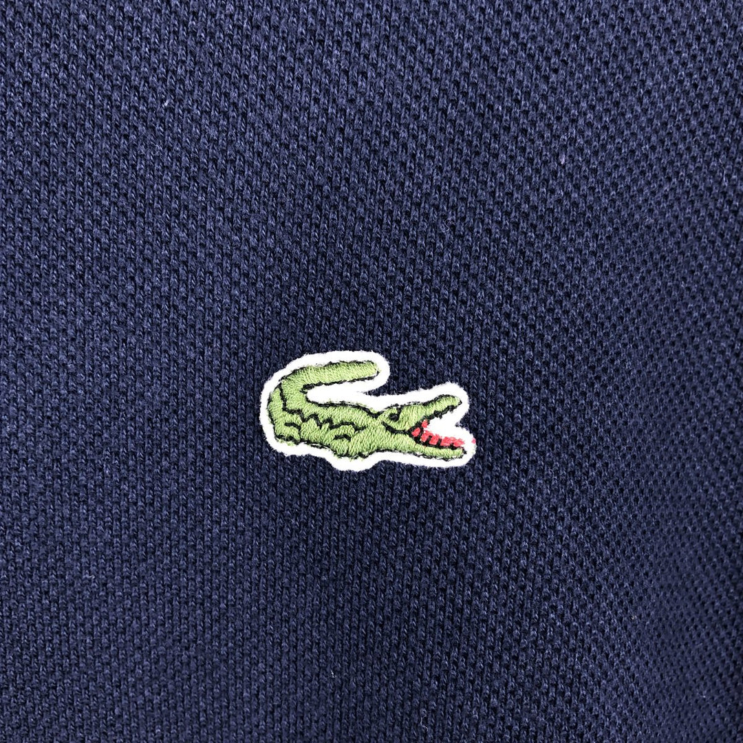 Lacoste LACOSTE Long Sleeve Polo Shirt Size 5 (Men's Size L) cotton navy blue type Vintage Second Hand