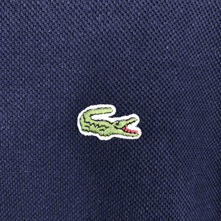 Lacoste LACOSTE Long Sleeve Polo Shirt Size 5 (Men's Size L) cotton navy blue type Vintage Second Hand
