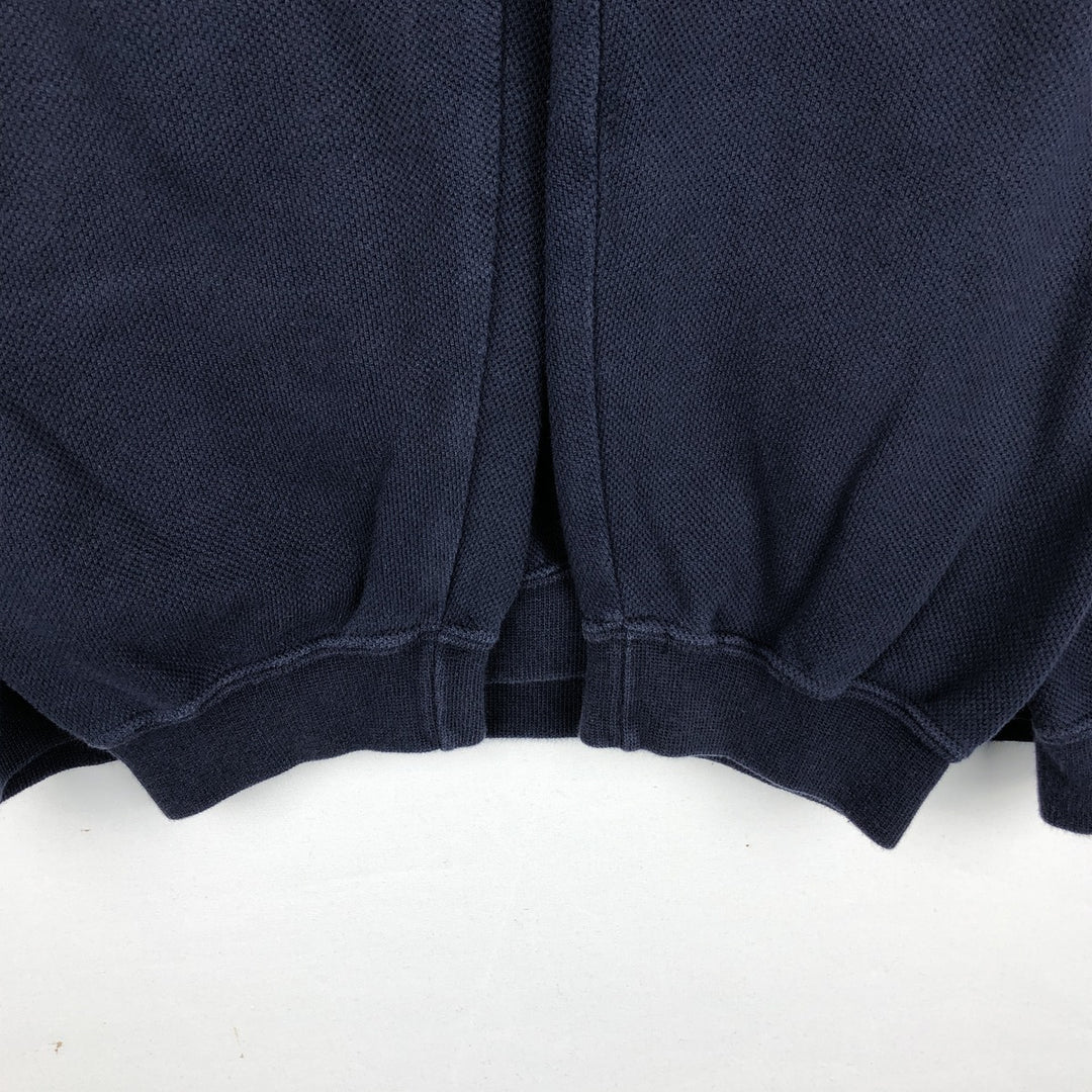 Lacoste LACOSTE Long Sleeve Polo Shirt Size 5 (Men's Size L) cotton navy blue type Vintage Second Hand