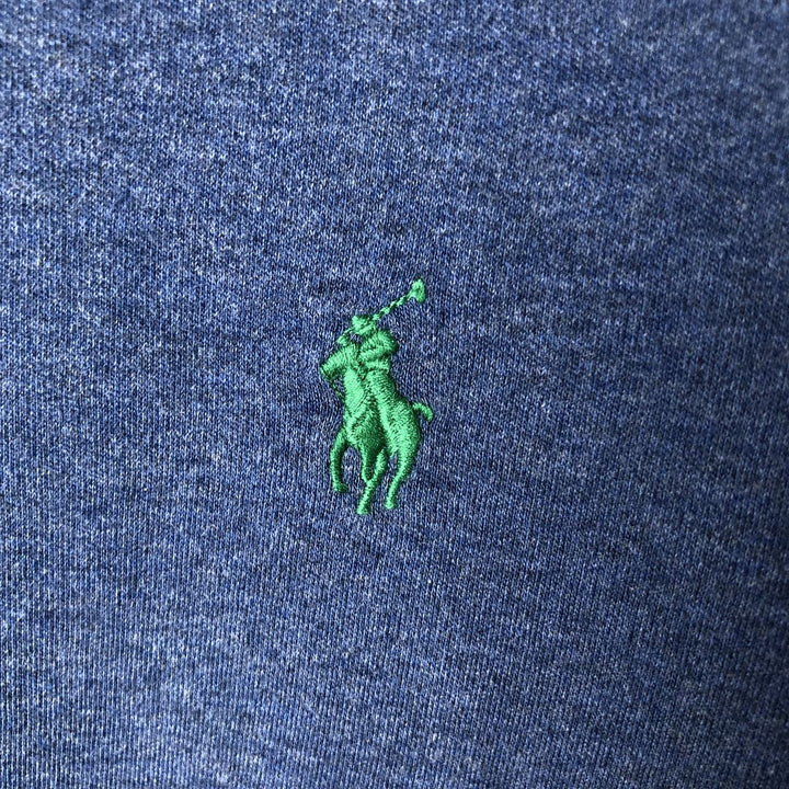 Ralph Lauren POLO RALPH LAUREN Long Sleeve Polo Shirt Men's XL cotton blue type Vintage Second Hand