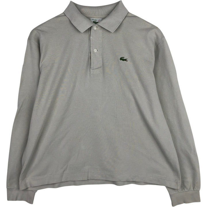 Lacoste LACOSTE Long Sleeve Polo Shirt Size 6 Men's XL cotton unbleached Vintage Second Hand
