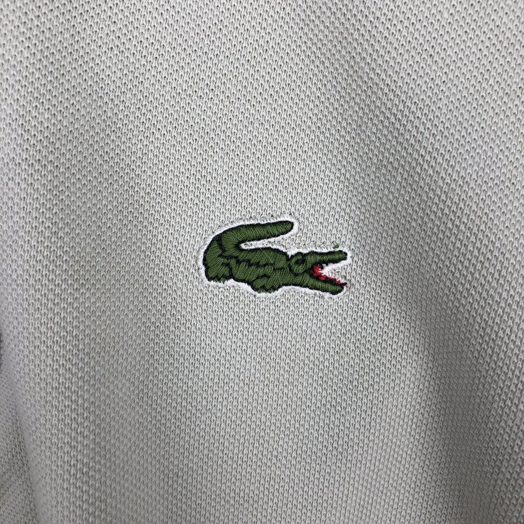 Lacoste LACOSTE Long Sleeve Polo Shirt Size 6 Men's XL cotton unbleached Vintage Second Hand