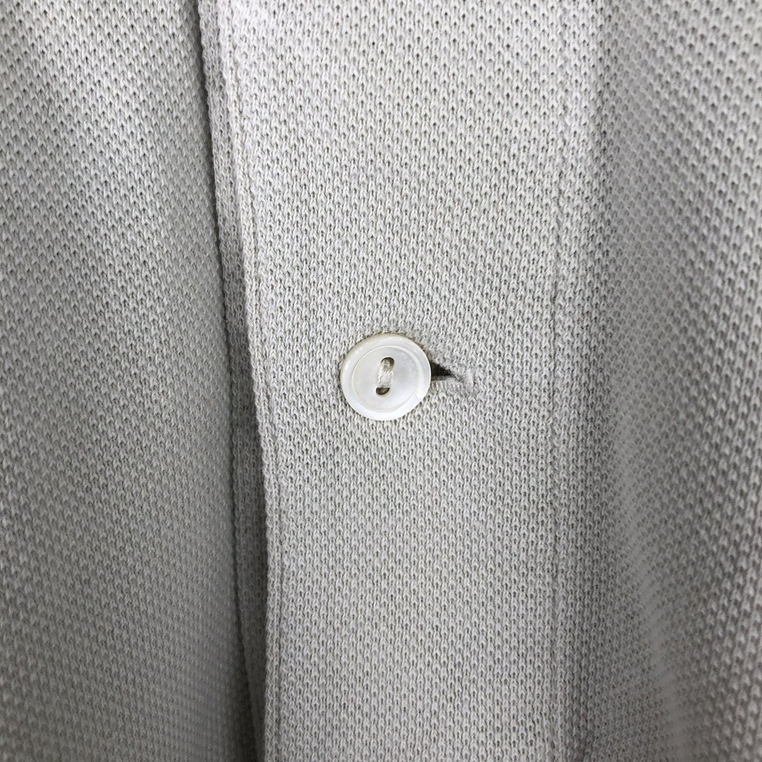 Lacoste LACOSTE Long Sleeve Polo Shirt Size 6 Men's XL cotton unbleached Vintage Second Hand