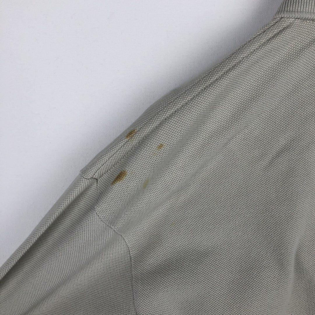 Lacoste LACOSTE Long Sleeve Polo Shirt Size 6 Men's XL cotton unbleached Vintage Second Hand