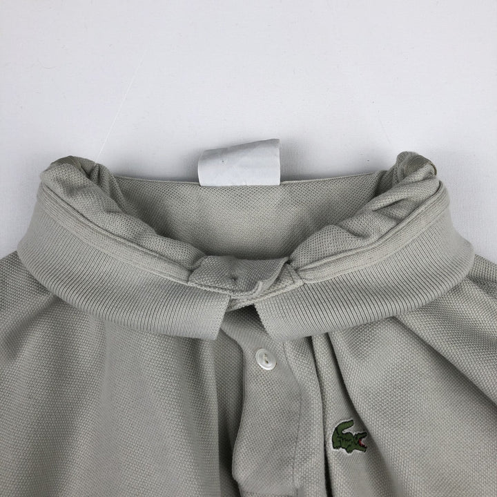 Lacoste LACOSTE Long Sleeve Polo Shirt Size 6 Men's XL cotton unbleached Vintage Second Hand