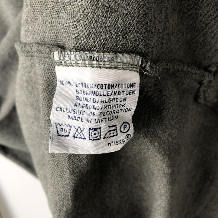 Ralph Lauren POLO by Ralph Lauren long sleeve polo shirt, men's XL size cotton gray type Vintage Second Hand