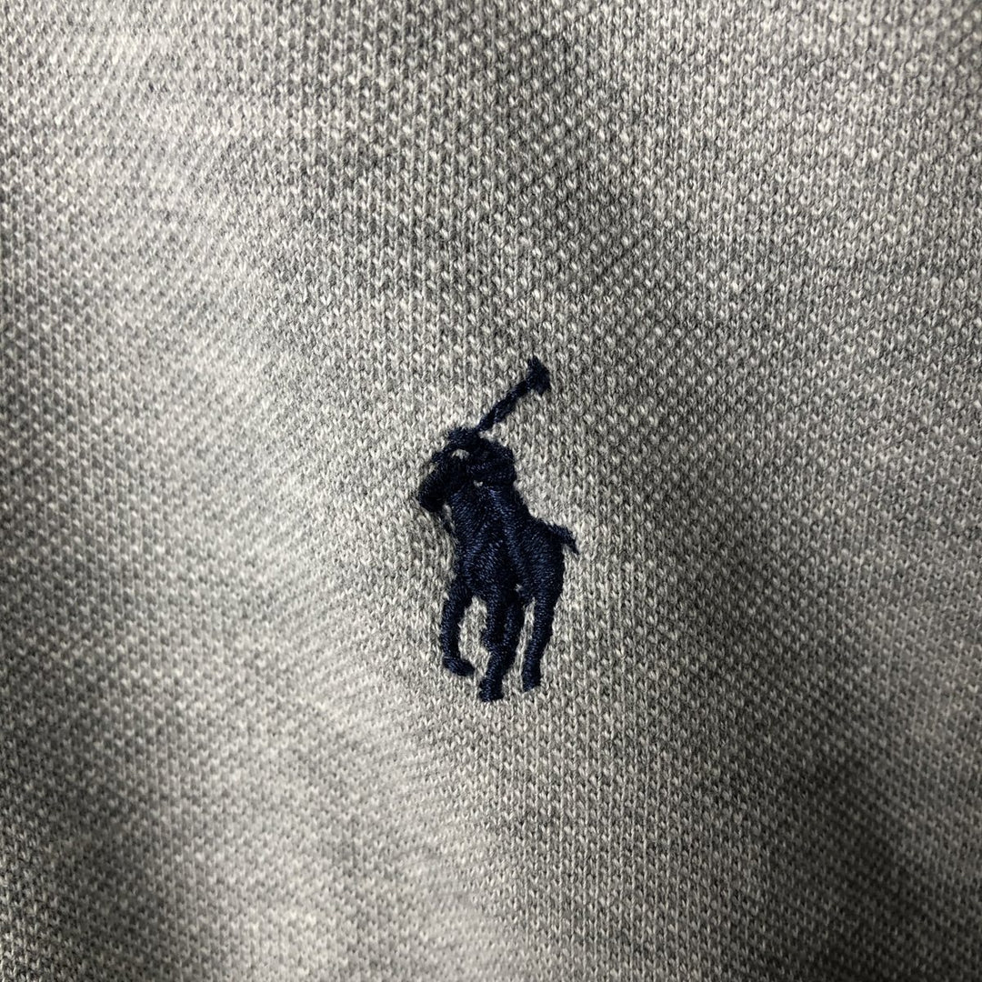 Ralph Lauren POLO by Ralph Lauren long sleeve polo shirt, men's size S cotton gray type Vintage Second Hand