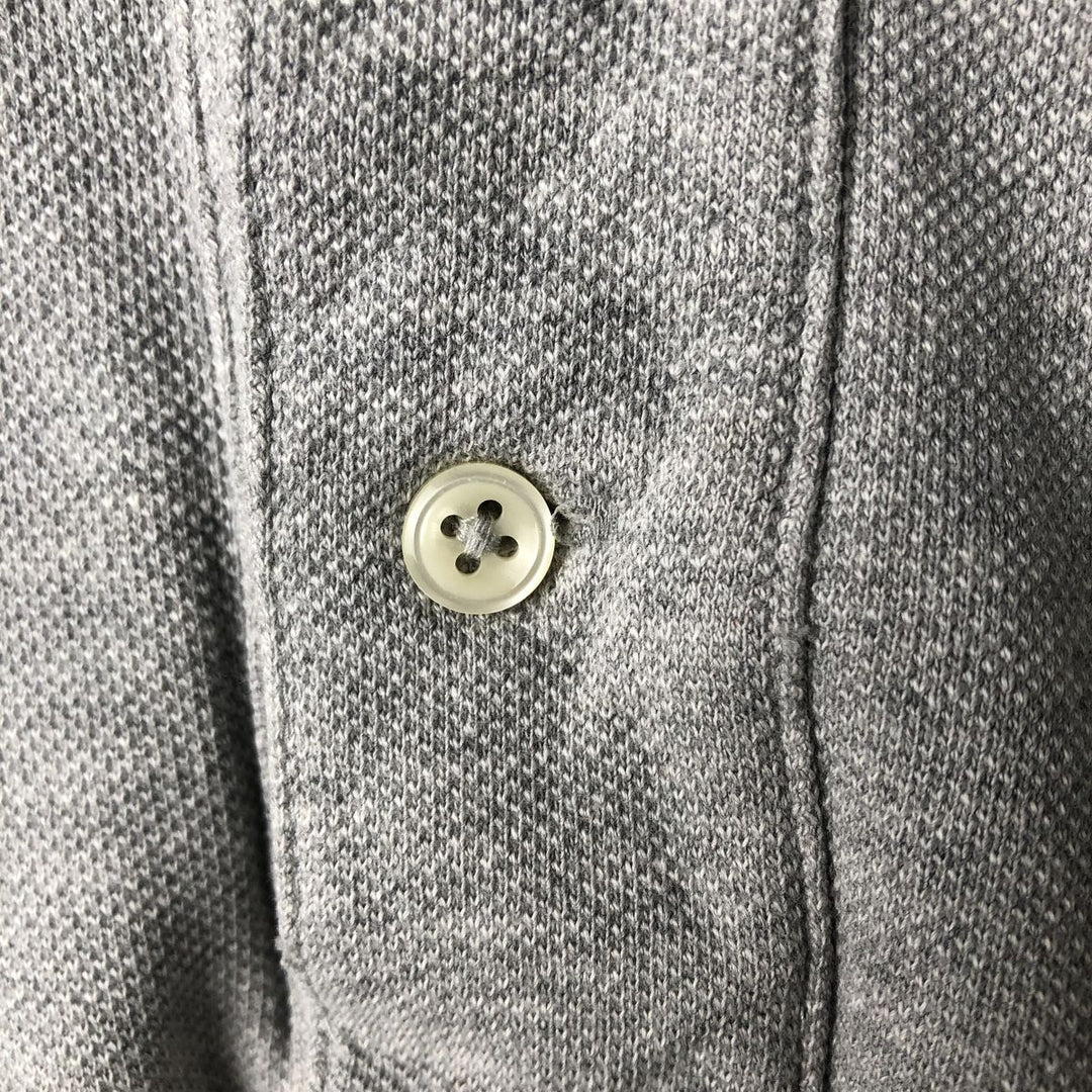 Ralph Lauren POLO by Ralph Lauren long sleeve polo shirt, men's size S cotton gray type Vintage Second Hand