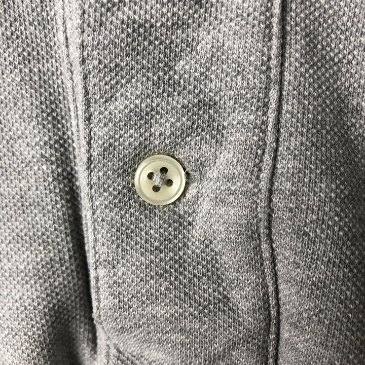 Ralph Lauren POLO by Ralph Lauren long sleeve polo shirt, men's size S cotton gray type Vintage Second Hand