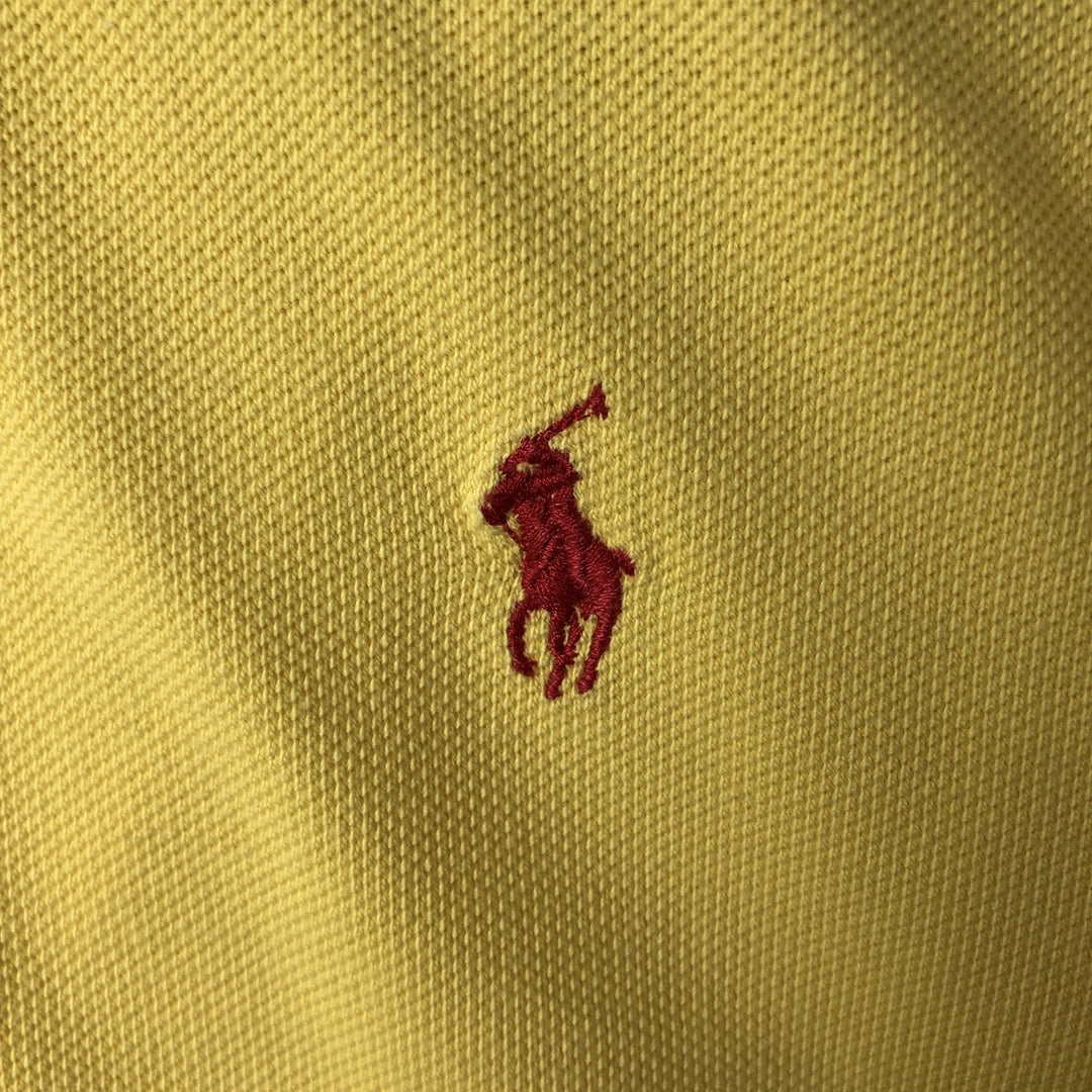 Ralph Lauren POLO by Ralph Lauren Long Sleeve Striped Polo Shirt Men's M cotton purple type Vintage Second Hand