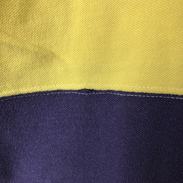 Ralph Lauren POLO by Ralph Lauren Long Sleeve Striped Polo Shirt Men's M cotton purple type Vintage Second Hand