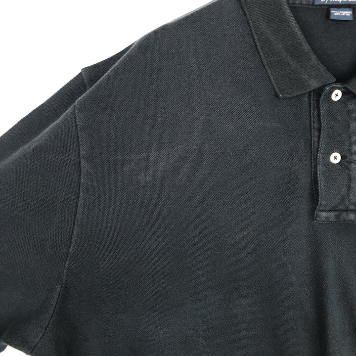 Ralph Lauren POLO by Ralph Lauren long sleeve polo shirt, men's XL size cotton black type Vintage Second Hand