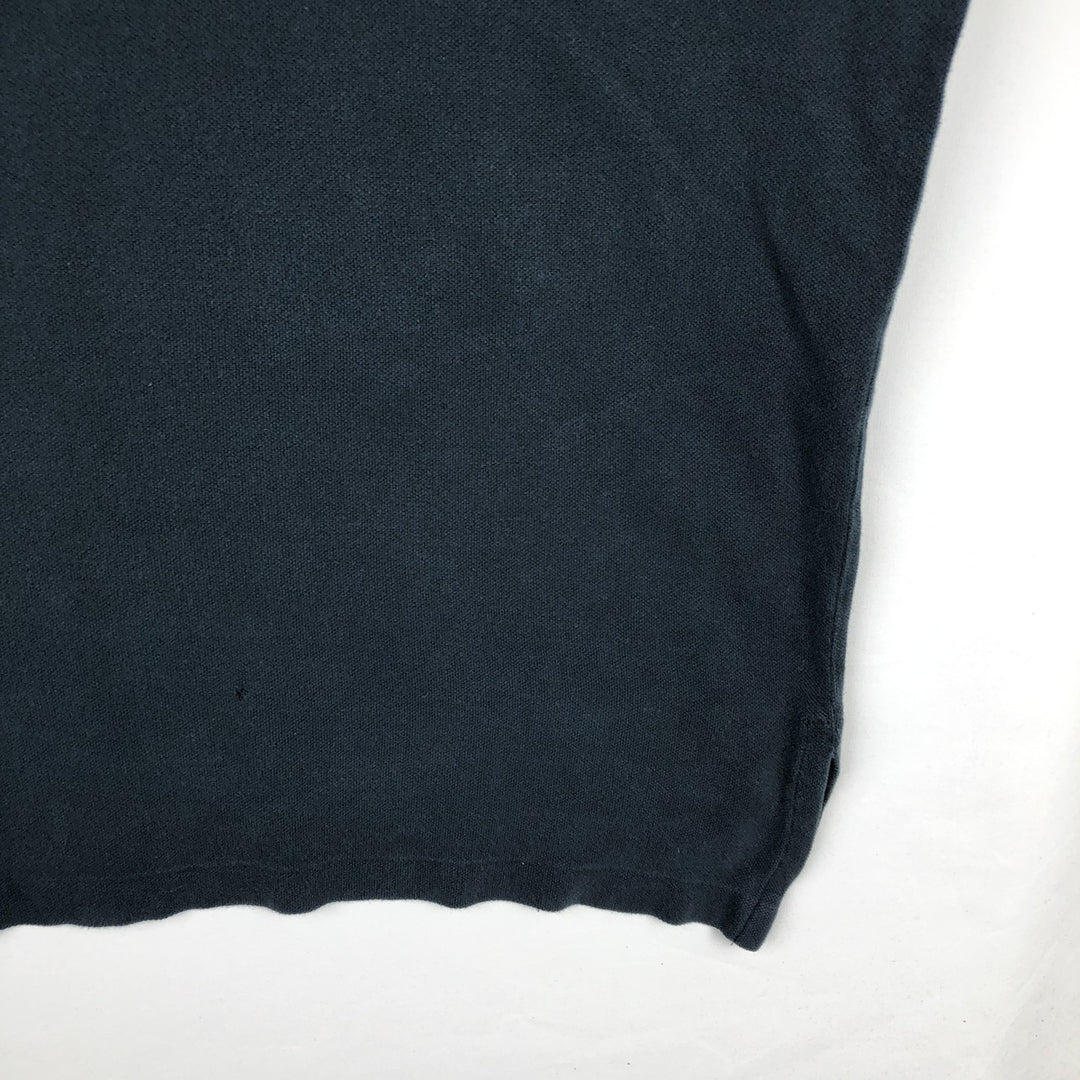 Ralph Lauren POLO by Ralph Lauren long sleeve polo shirt, men's XL size cotton black type Vintage Second Hand