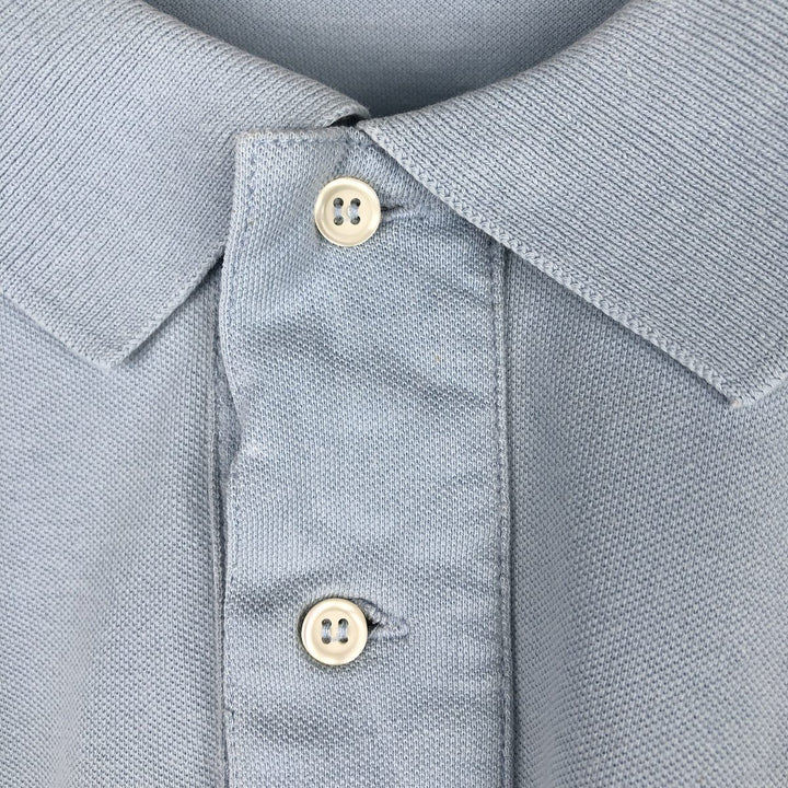Ralph Lauren POLO by Ralph Lauren long sleeve polo shirt, men's size M cotton Blue type light blue Vintage Second Hand