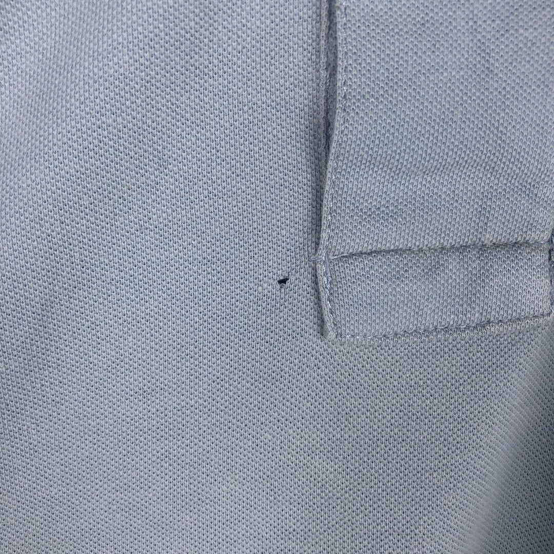 Ralph Lauren POLO by Ralph Lauren long sleeve polo shirt, men's size M cotton Blue type light blue Vintage Second Hand