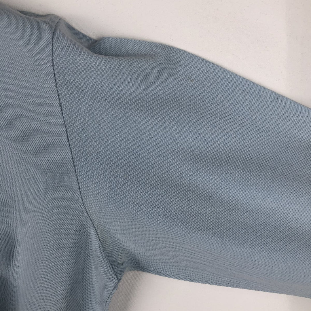 Ralph Lauren POLO by Ralph Lauren long sleeve polo shirt, men's size M cotton Blue type light blue Vintage Second Hand