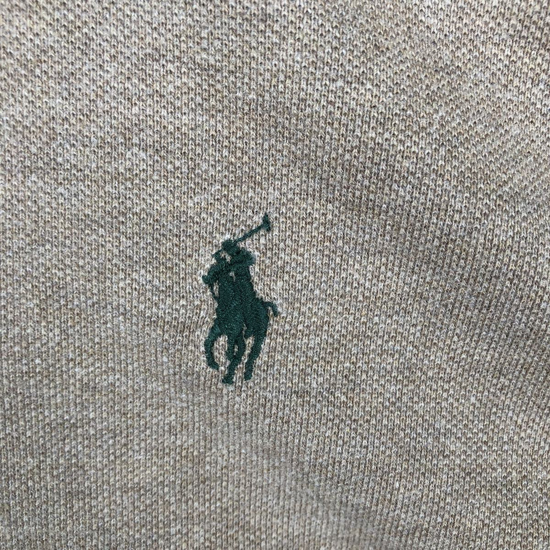 Ralph Lauren POLO by Ralph Lauren long sleeve polo shirt, men's XL size cotton Beige type Vintage Second Hand