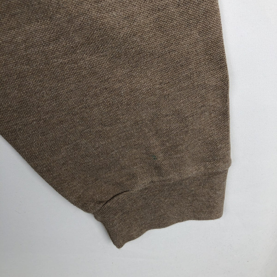 Ralph Lauren POLO by Ralph Lauren long sleeve polo shirt, men's XL size cotton Beige type Vintage Second Hand