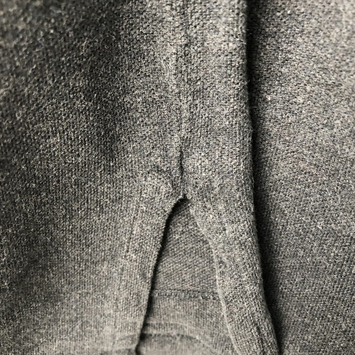 Ralph Lauren POLO by Ralph Lauren long sleeve polo shirt, men's size L cotton Charcoal Vintage Second Hand