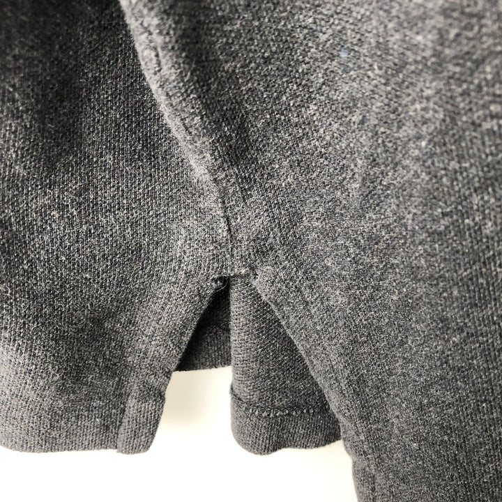 Ralph Lauren POLO by Ralph Lauren long sleeve polo shirt, men's size L cotton Charcoal Vintage Second Hand