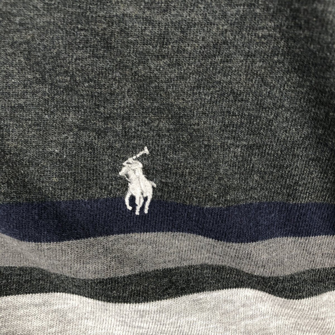 Ralph Lauren POLO by Ralph Lauren long sleeve polo shirt, men's size L cotton gray type Vintage Second Hand