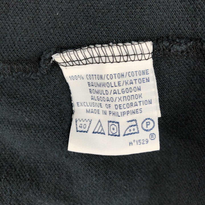 Ralph Lauren POLO by Ralph Lauren SLIM FIT Long-Sleeve Polo Shirt, Men's Size XL (approx.) cotton black type Vintage Second Hand