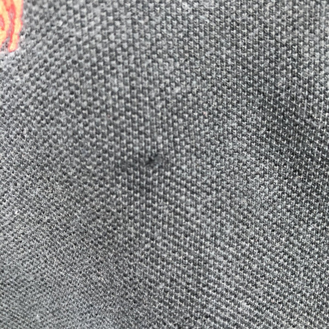 Ralph Lauren POLO by Ralph Lauren SLIM FIT Long-Sleeve Polo Shirt, Men's Size XL (approx.) cotton black type Vintage Second Hand