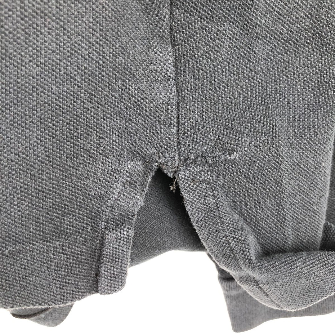 Ralph Lauren POLO by Ralph Lauren SLIM FIT Long-Sleeve Polo Shirt, Men's Size XL (approx.) cotton black type Vintage Second Hand