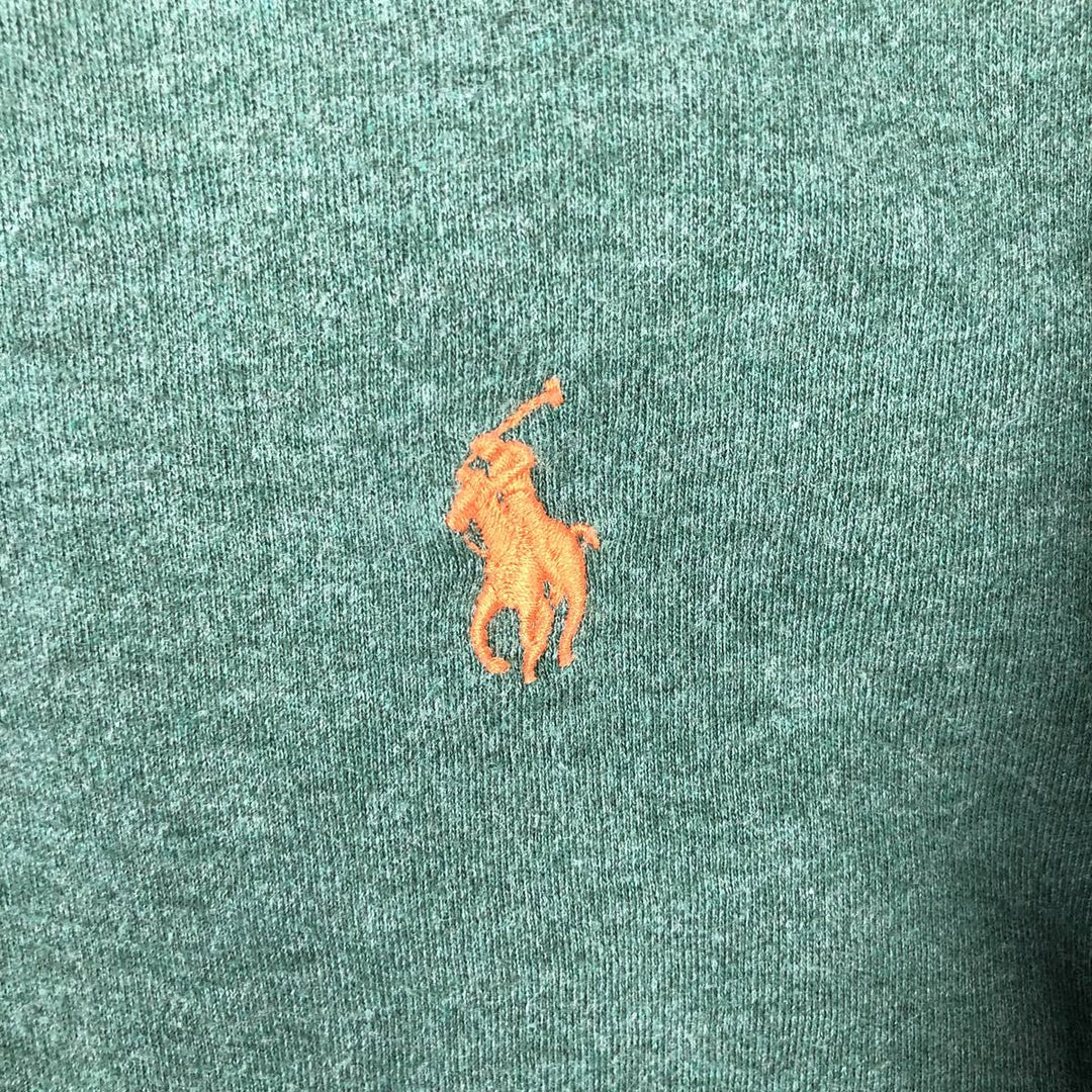 Ralph Lauren POLO by Ralph Lauren long sleeve polo shirt, men's size M cotton green type Vintage Second Hand