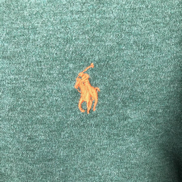 Ralph Lauren POLO by Ralph Lauren long sleeve polo shirt, men's size M cotton green type Vintage Second Hand