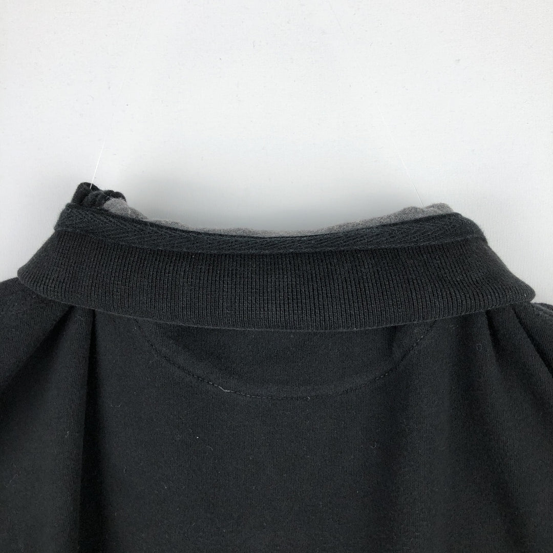 Ralph Lauren CHAPS long-sleeved polo shirt, men's size M cotton black type Vintage Second Hand