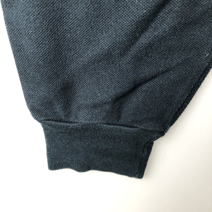 Ralph Lauren POLO by Ralph Lauren long sleeve polo shirt, men's size M cotton black type Vintage Second Hand