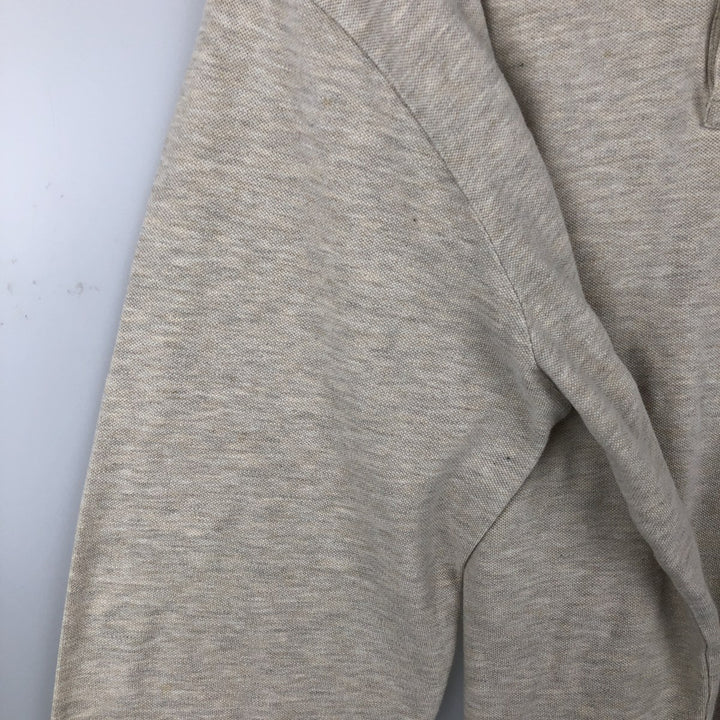 Ralph Lauren POLO by Ralph Lauren long sleeve polo shirt, men's XL size cotton gray type Vintage Second Hand