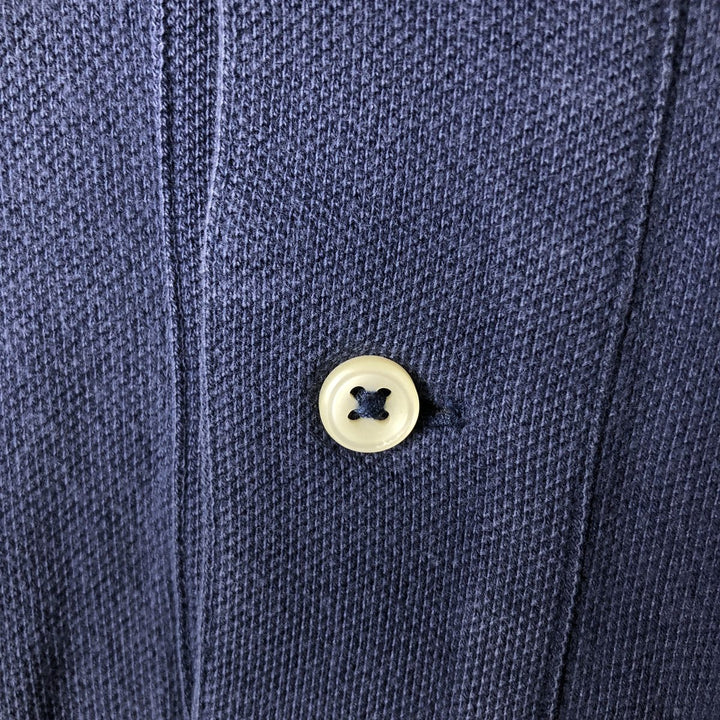Ralph Lauren POLO by Ralph Lauren long sleeve polo shirt, men's size S cotton navy blue type Vintage Second Hand