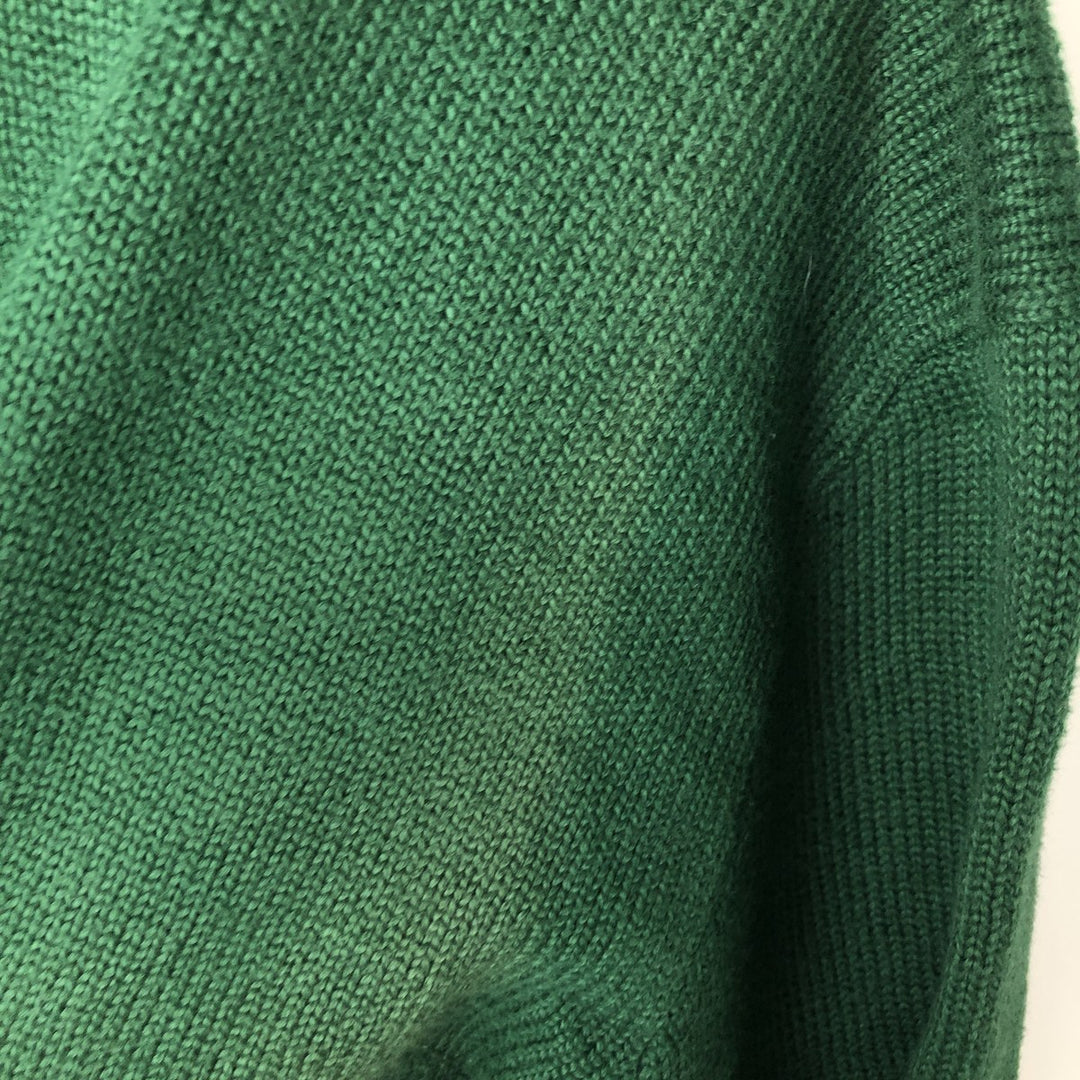 Ralph Lauren POLO by Ralph Lauren Cotton Knit Half Zip Sweater Men's L size cotton green type Vintage Second Hand