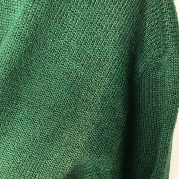 Ralph Lauren POLO by Ralph Lauren Cotton Knit Half Zip Sweater Men's L size cotton green type Vintage Second Hand