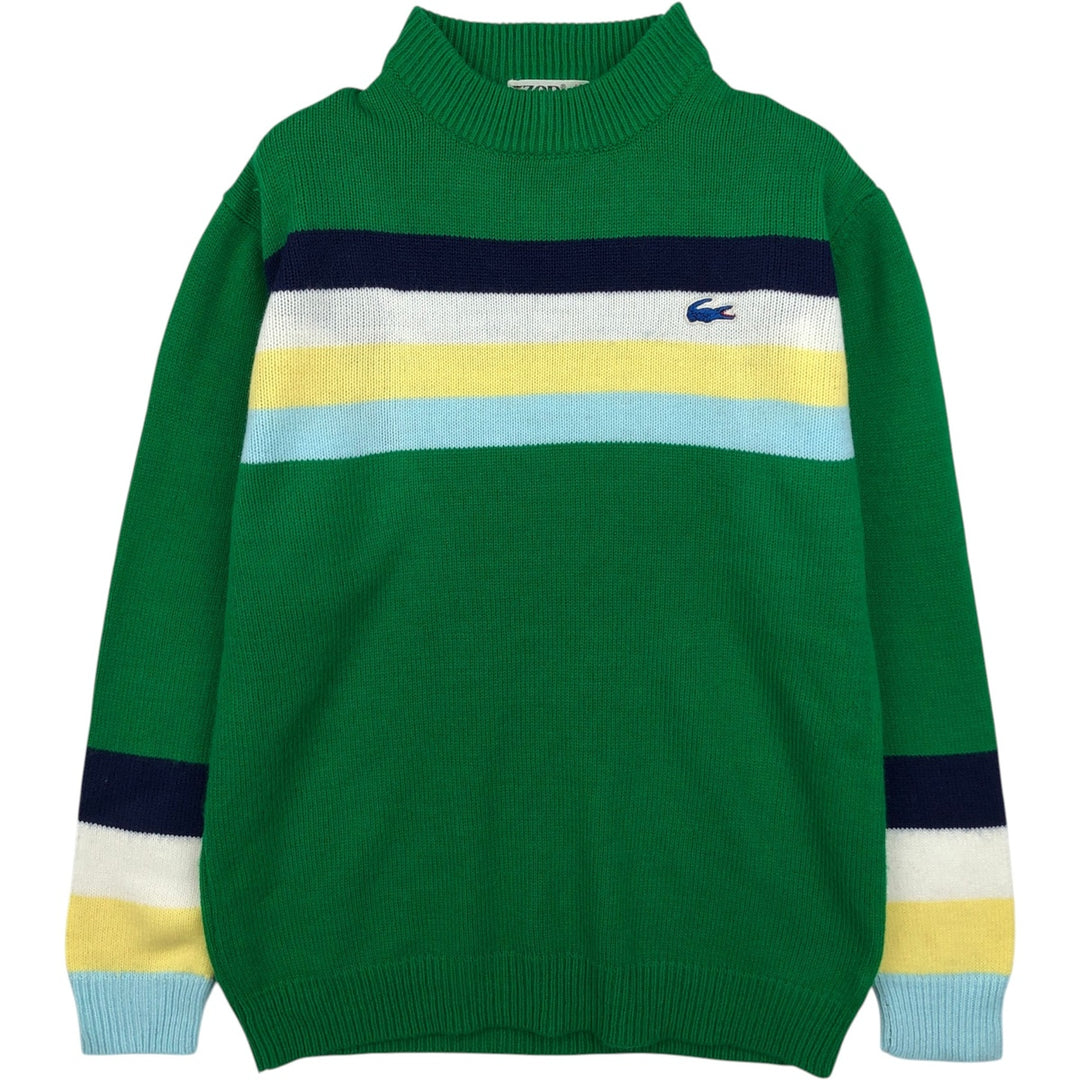 Lacoste IZOD Acrylic Knit Sweater, Men's Size S (approx.) acrylic green type Vintage Second Hand
