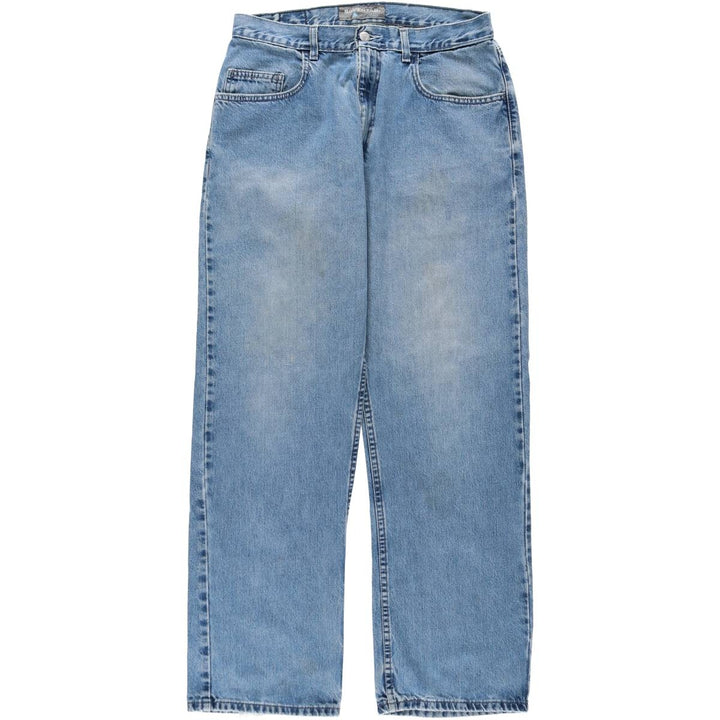 Levi's SILVER TAB Straight Denim Pants, Men's W33 (approx.) cotton Blue type light blue Vintage Second Hand