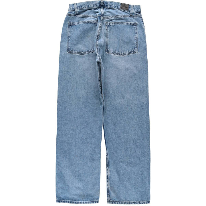 Levi's SILVER TAB Straight Denim Pants, Men's W33 (approx.) cotton Blue type light blue Vintage Second Hand