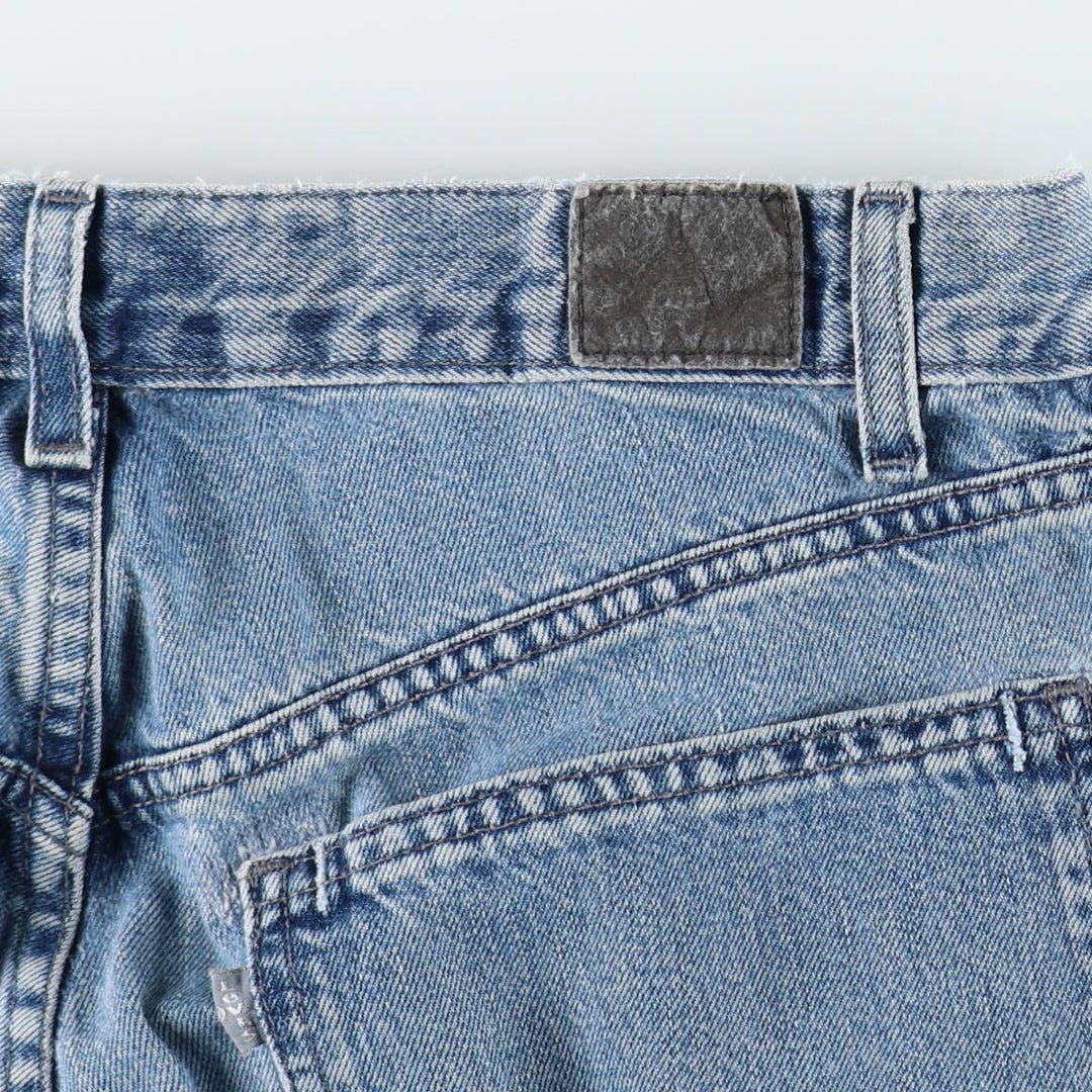 Levi's SILVER TAB Straight Denim Pants, Men's W33 (approx.) cotton Blue type light blue Vintage Second Hand