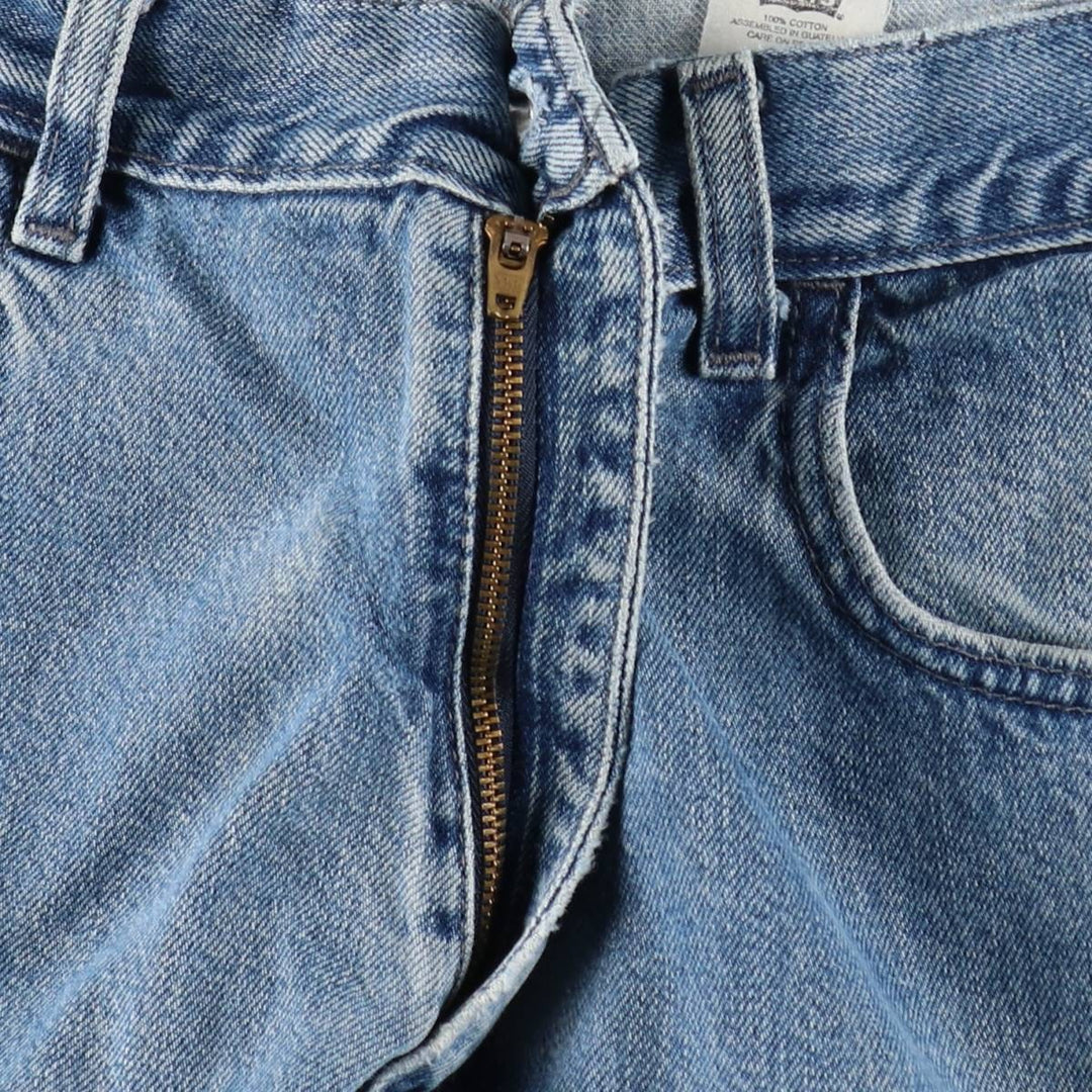 Levi's SILVER TAB Straight Denim Pants, Men's W33 (approx.) cotton Blue type light blue Vintage Second Hand