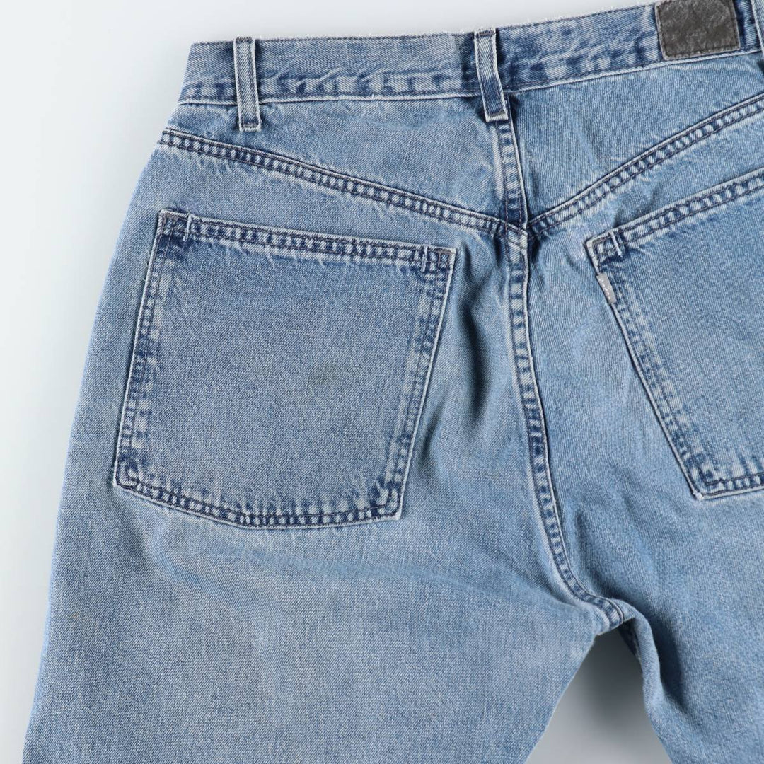 Levi's SILVER TAB Straight Denim Pants, Men's W33 (approx.) cotton Blue type light blue Vintage Second Hand