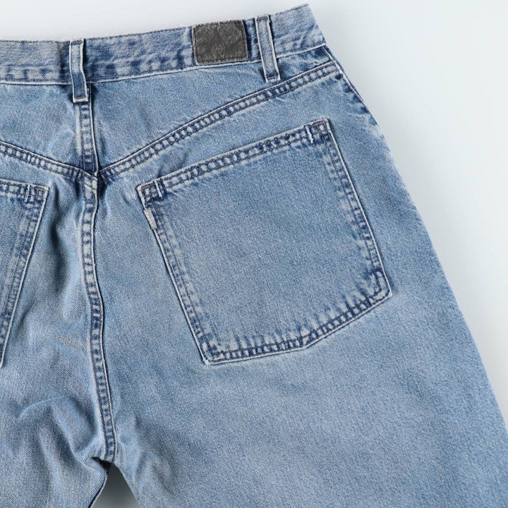 Levi's SILVER TAB Straight Denim Pants, Men's W33 (approx.) cotton Blue type light blue Vintage Second Hand
