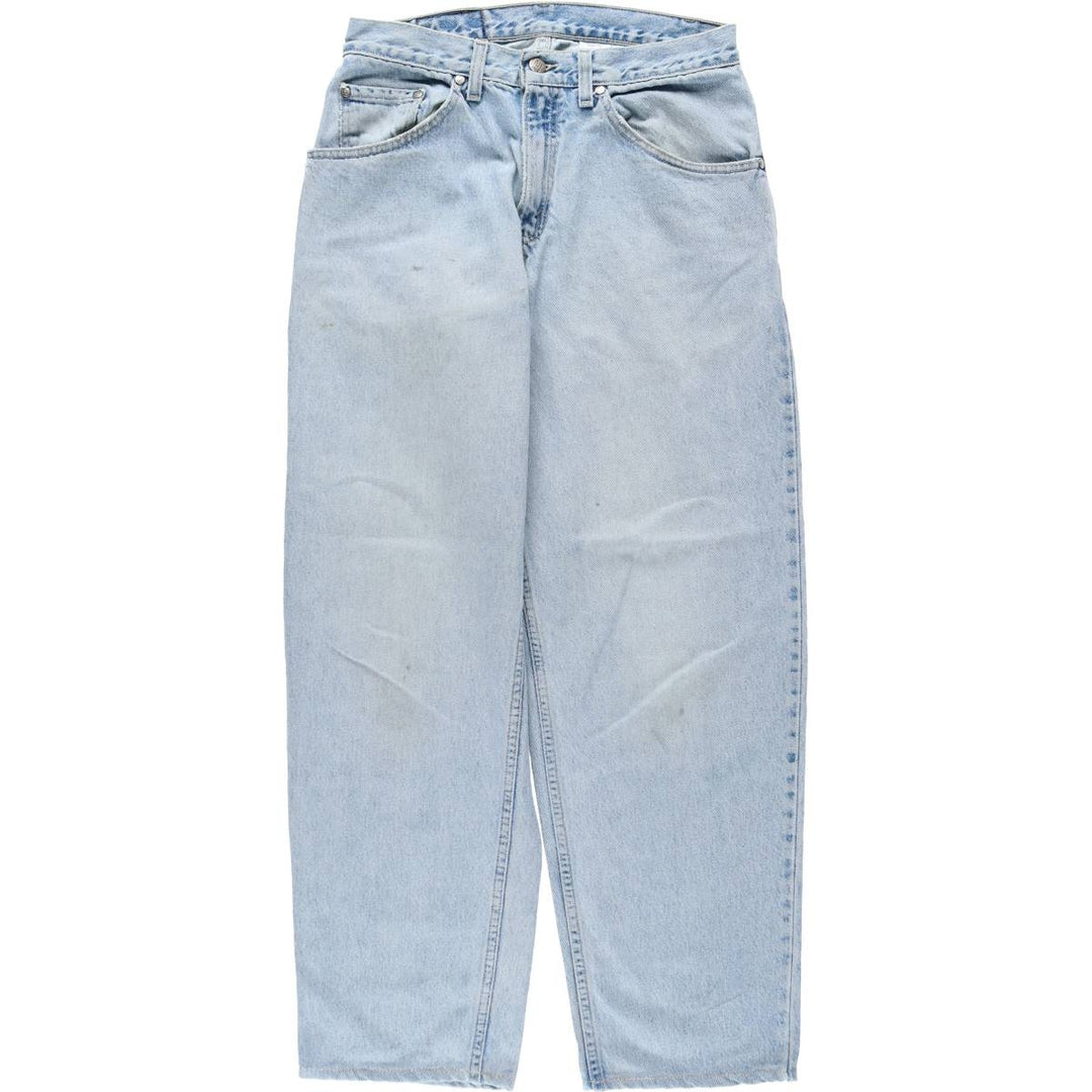 Levi's SILVER TAB Tapered Denim Pants, Men's W29 (approx.) unclear Blue type light blue Vintage Second Hand