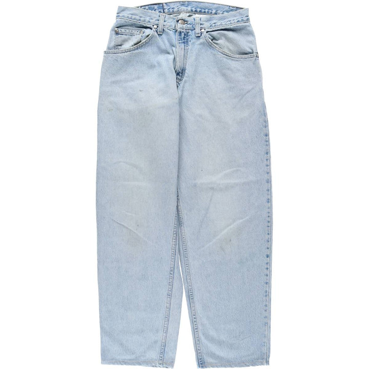Levi's SILVER TAB Tapered Denim Pants, Men's W29 (approx.) unclear Blue type light blue Vintage Second Hand