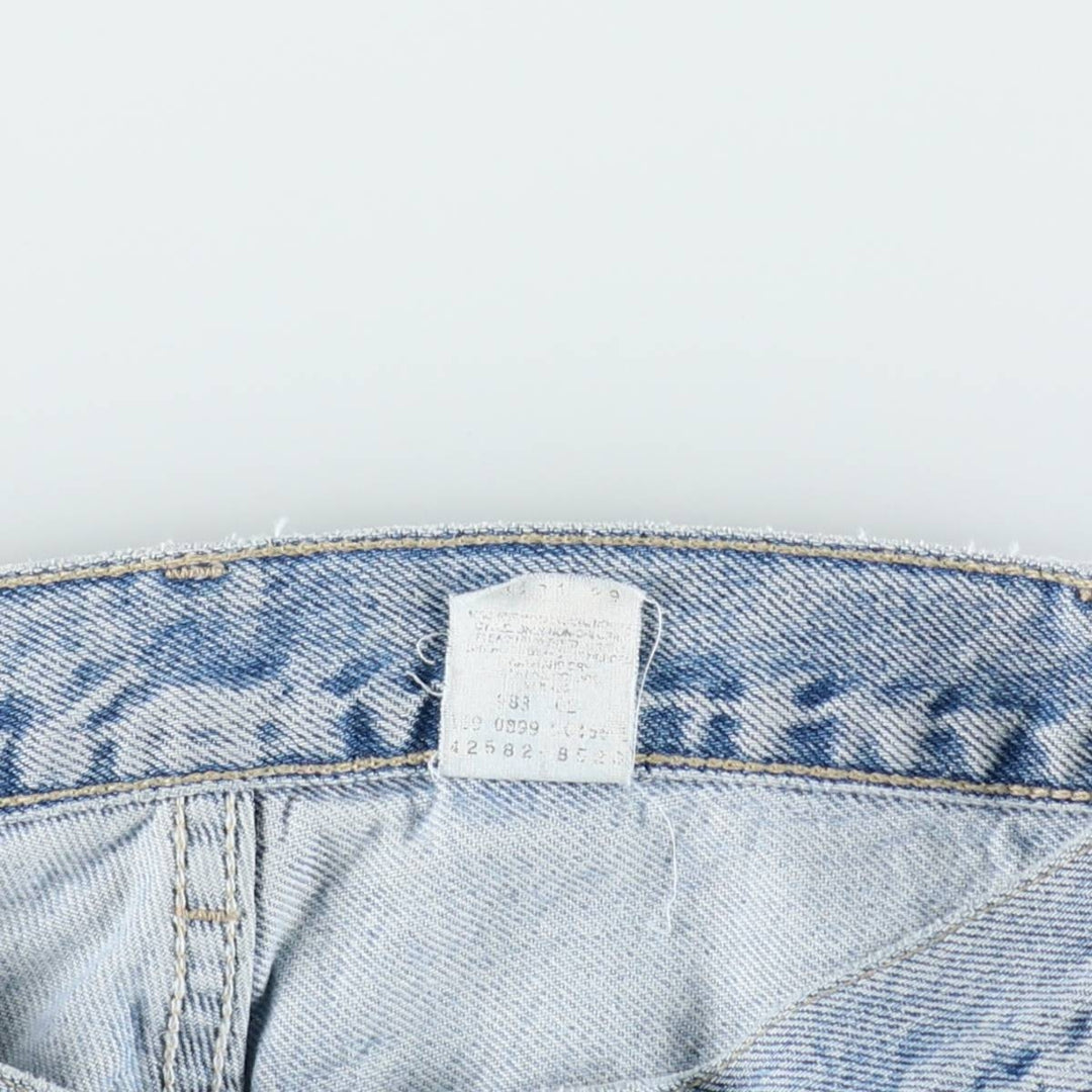 Levi's SILVER TAB Tapered Denim Pants, Men's W29 (approx.) unclear Blue type light blue Vintage Second Hand
