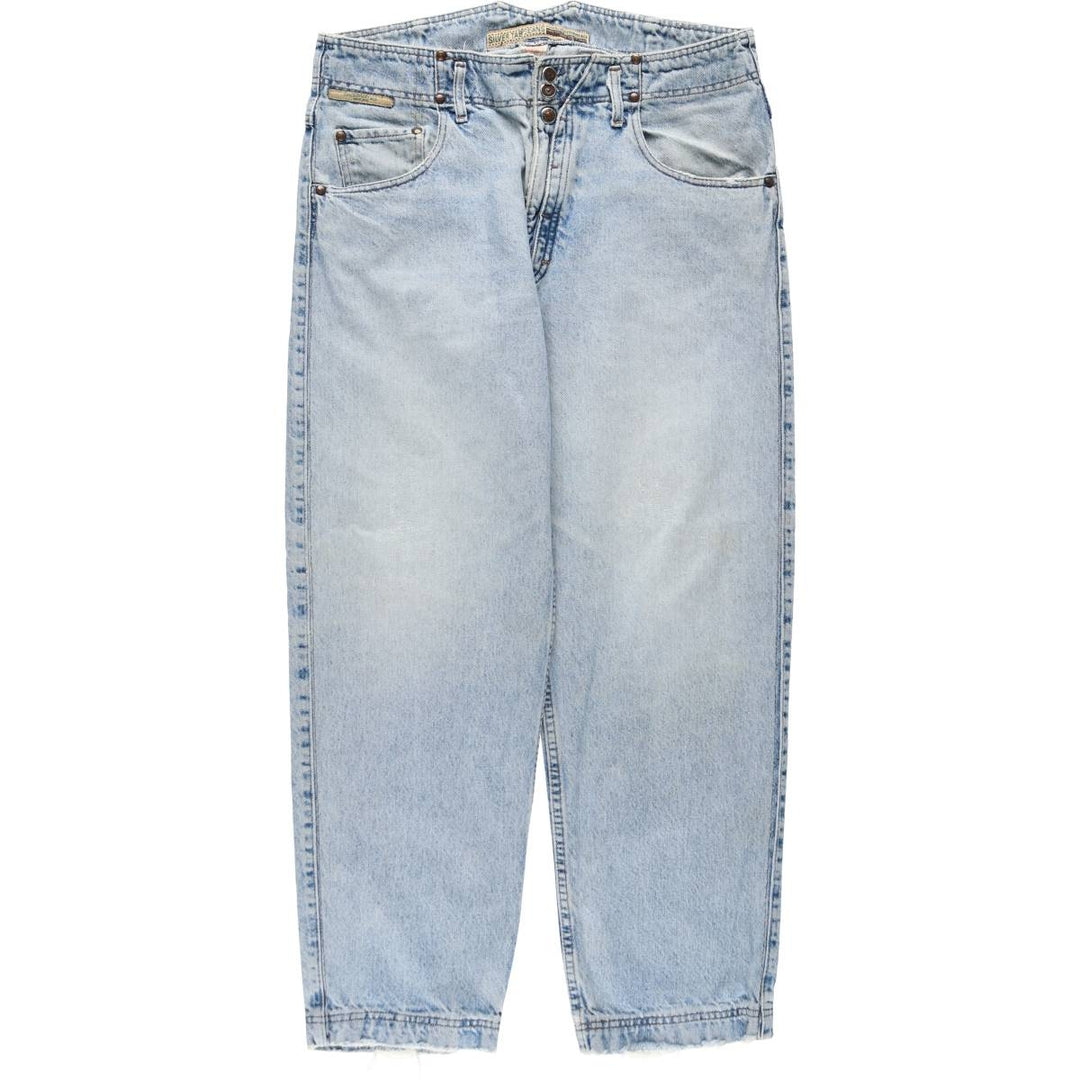 Levi's SILVER TAB Tapered Denim Pants, Men's W36 (approx.) cotton Blue type light blue Vintage Second Hand