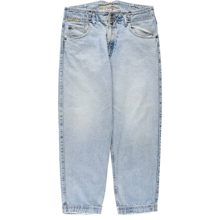 Levi's SILVER TAB Tapered Denim Pants, Men's W36 (approx.) cotton Blue type light blue Vintage Second Hand