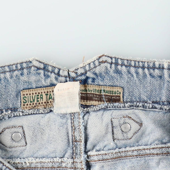Levi's SILVER TAB Tapered Denim Pants, Men's W36 (approx.) cotton Blue type light blue Vintage Second Hand